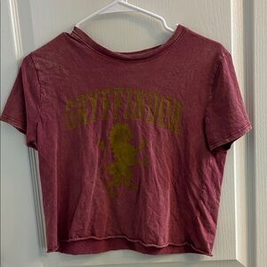 Gryffindor Maroon Crop Top